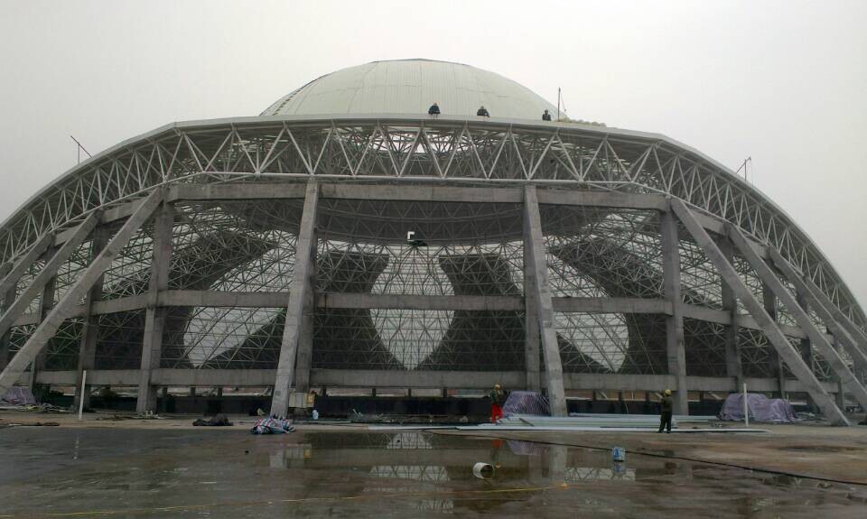 宁波温泉馆网架工程